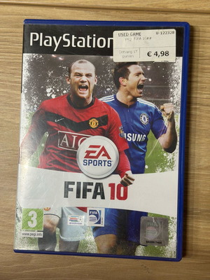 Fifa 10 PlayStation 2 game used with manual