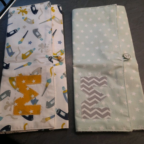 Handmade cotton cutlery cases new for baby feeding