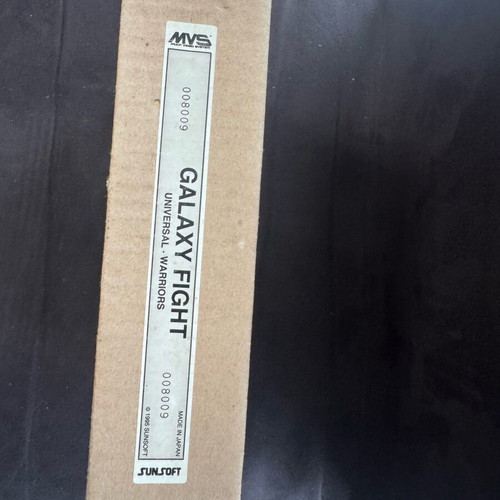 MVS SNK Galaxy Fight like new with stickers, booklet and box