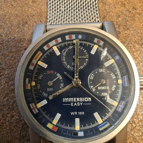 Immersion Easy 4 watch used with quartz movement