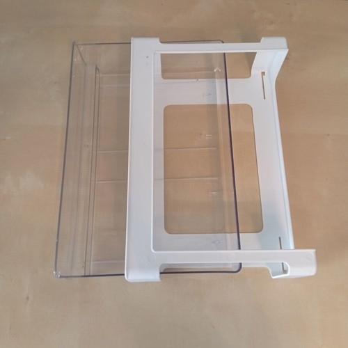 Under-desk drawer organizer, transparent plastic storage container