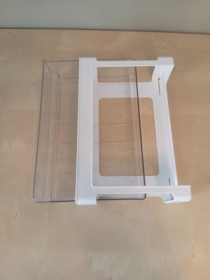 Under-desk drawer organizer, transparent plastic storage container