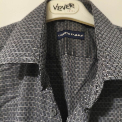 Alberto d'Alba men's gray shirt large like new