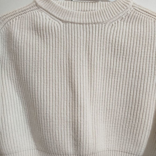 Crop Top Pullover used, size S, white