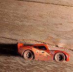 Αυτοκινητάκι σιδερένιο Diecast Pixar Cars Dirt Track McQueen