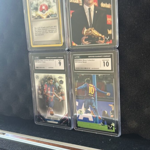 Football and Pokemon trading cards