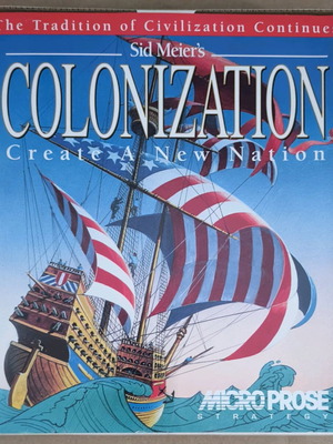Sid Meier's Colonization Create A New Nation PC CD-ROM like new