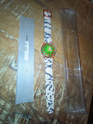 Swatch GP108 First Adam & Eve wristwatch 1994