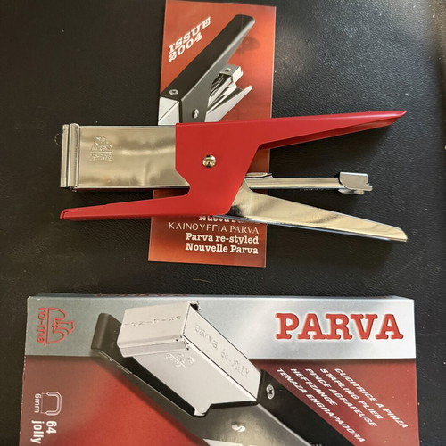 Roma Parva stapler new, red, made in Italy