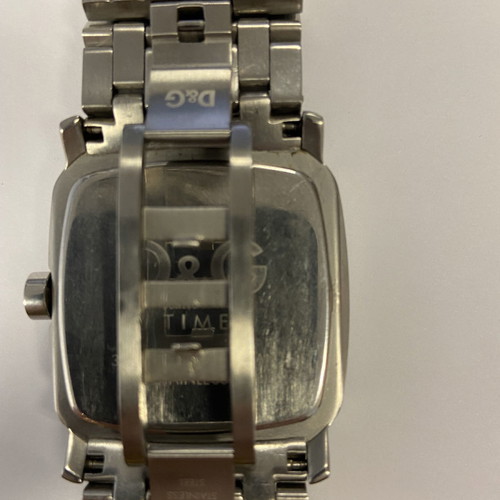 Dolce & Gabbana wristwatch used with silver bracelet