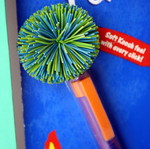 Vintage Koosh Lings pencil topper for pencil and pen, new, set of 2