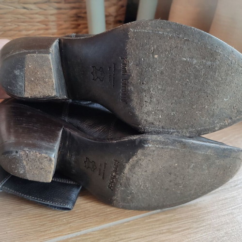 Gianni Barbato genuine leather cowboy boots used, size 36/37