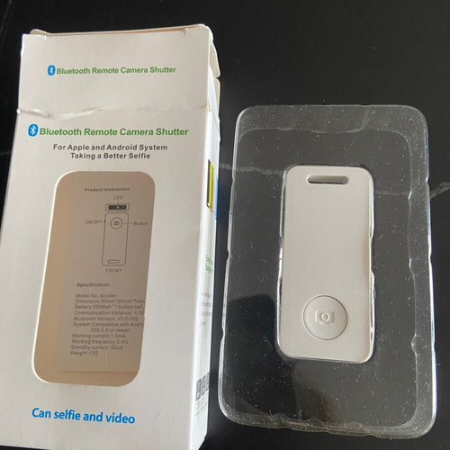 Bluetooth remote camera shutter new, unused