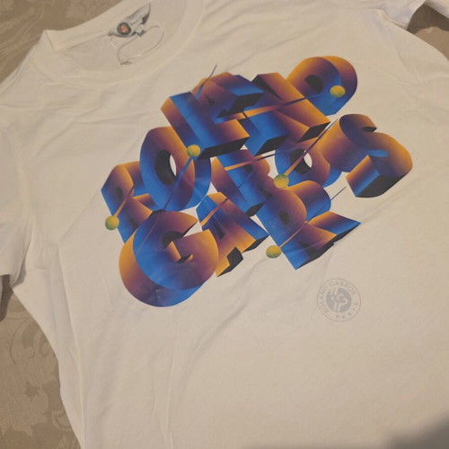 Roland Garros Signature Women's T-Shirt new, size M, white