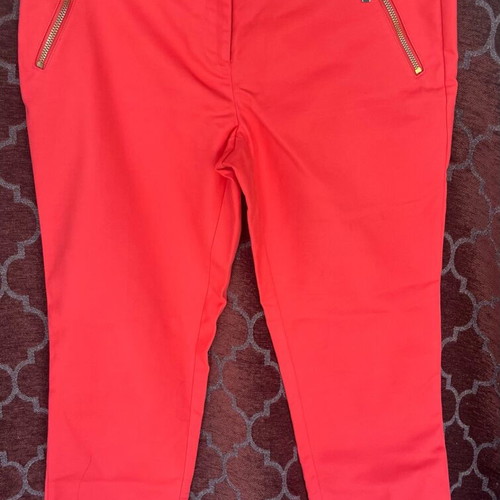 Michael Kors women's carrot pants like new, size 4, orange