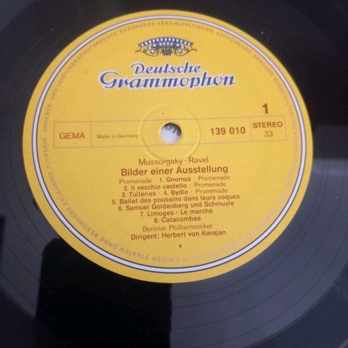 Berliner Philharmoniker vinyl record used, classical music