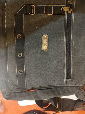 Jeans shoulder mailbag Simon new black