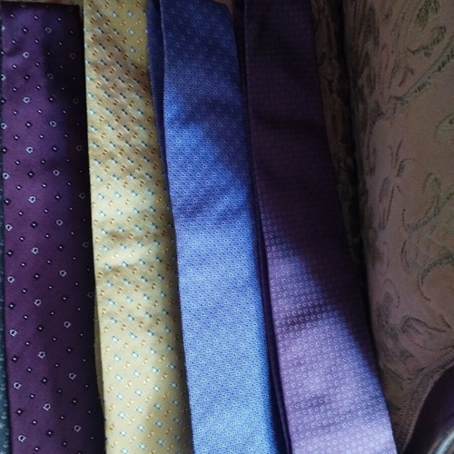 Salvatore Ferragamo silk ties collection like new, set of 9