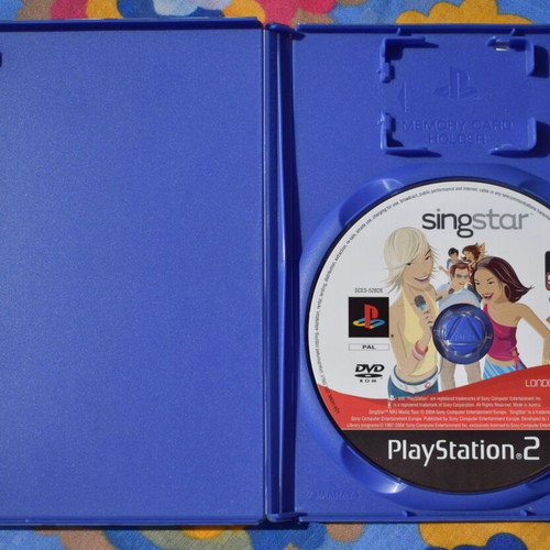 SingStar PS2 game used, party karaoke, French language