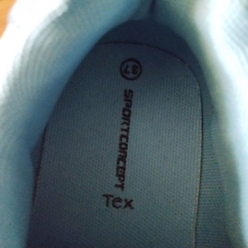 Sport Concept TCX Athletic Sneakers size 37 like new, blue and white