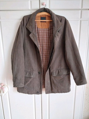 Oversized unisex jacket like new, brown, size XXL