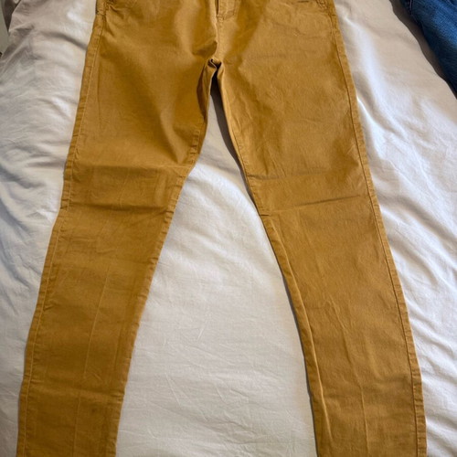 Zara pants like new, size M, brown-yellow
