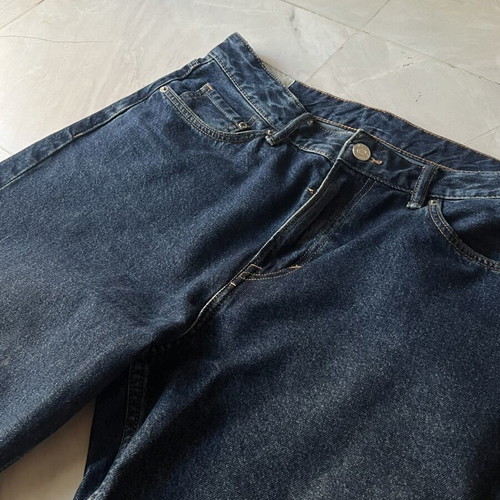 H&M Loose Fit Navy Jeans, Size 30W/30L