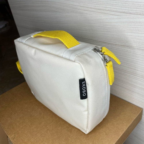 EKobo Lunch Bag Cloud & Lemon New Lunch Bag Made from Recycled PET