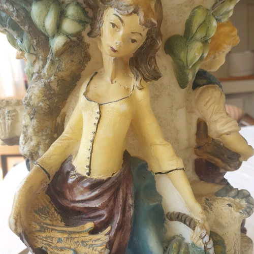 Wax figurine like new, German vintage