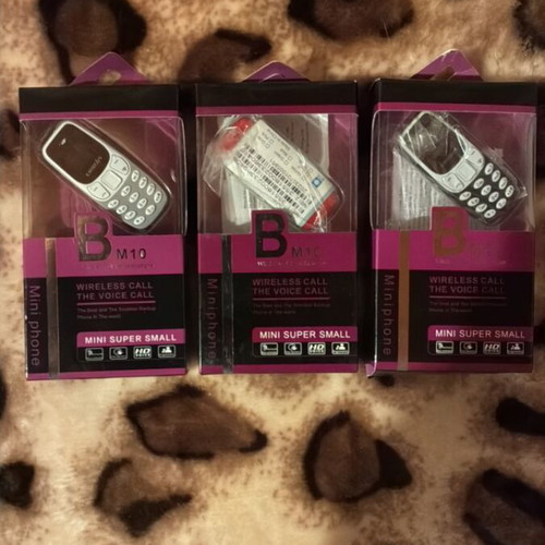 L8star Mini Mobile Phone new with Dual SIM and SD Card Support, 3 pcs