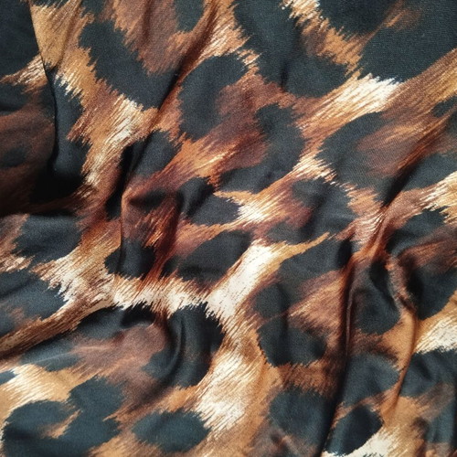Mini dress animal print like new, size S