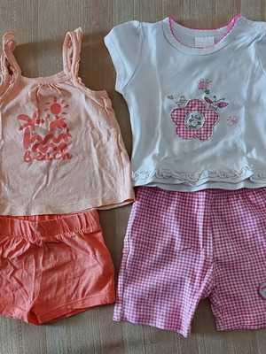 Summer clothing sets used for 6 months, 2 pieces, Orchestra