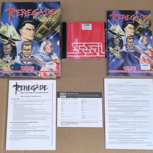 Renegade: Battle For Jacob's Star PC CD-ROM like new, Big Box