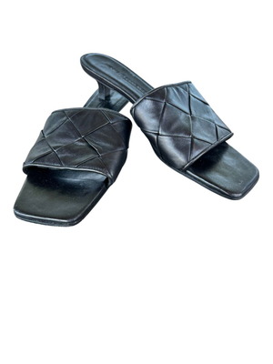 Kennel & Schmenge черни джапанки употребявани, естествена кожа, номер 40