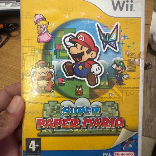 Super Paper Mario Nintendo Wii PAL like new, complete