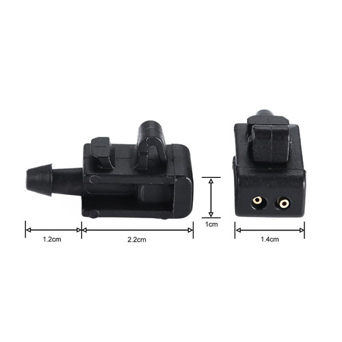 Renault windshield washer nozzles new, set of 2
