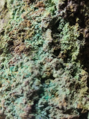 Chenevixite-Conichalcite-Malachite Lavrio new, collectible specimen