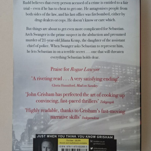 Rogue Lawyer by John Grisham used English crime novel