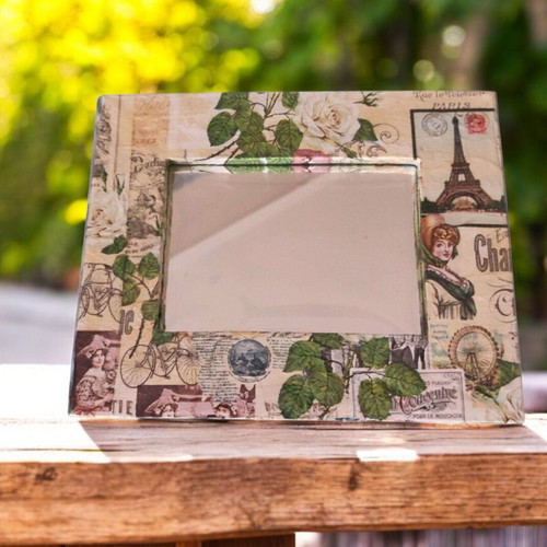 Handmade frame with mirror new