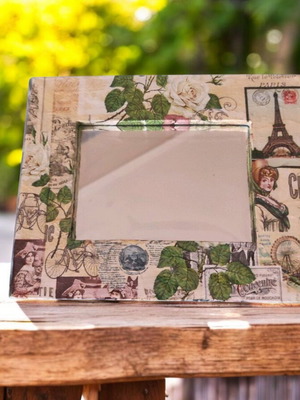 Handmade frame with mirror new