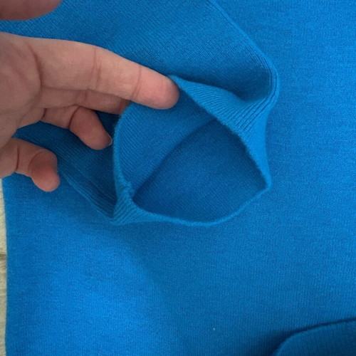 Massimo Dutti blue wool and cashmere sweater new, size M