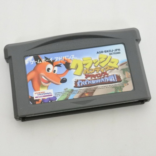 Crash Bandicoot Waku Waku Japan GameBoy like new
