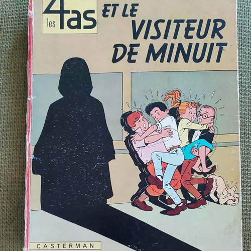 Vintage French comic Les 4 As et le visiteur de minuit used