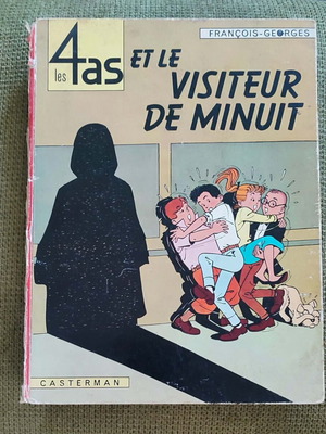 Vintage French comic Les 4 As et le visiteur de minuit used