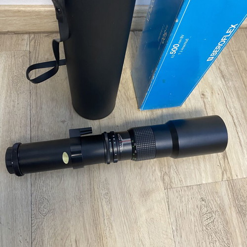 Beroflex -5 1:8 f=500mm Lens Made in Japan like new, 1980 period