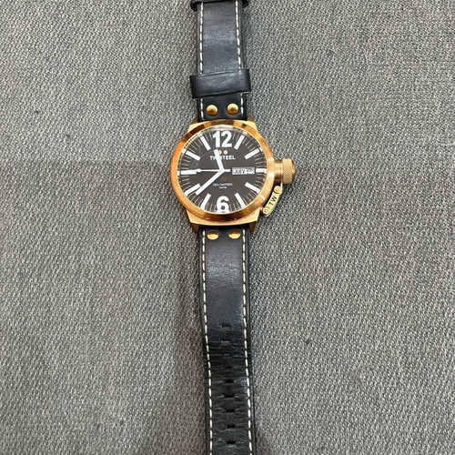 TW Steel black wristwatch used without box