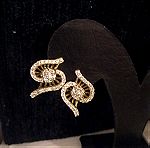  Ασημένια σκουλαρίκια 925 με ζιργκον