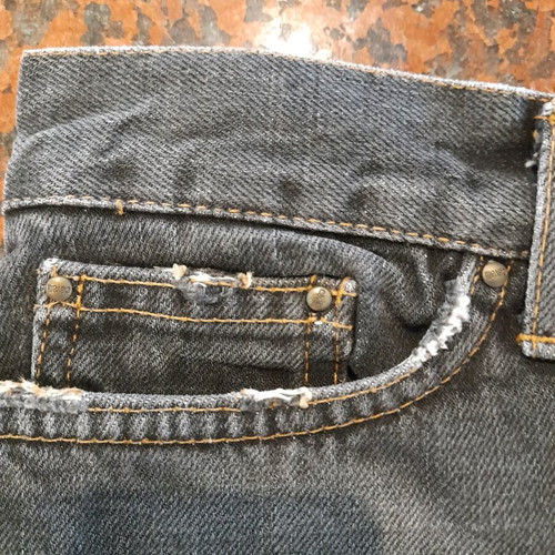 Cavalli denim skirt new, black, stonewashed, long