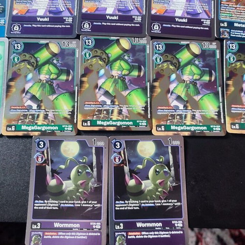 Digimon TCG 17 Rare Foil Cards New