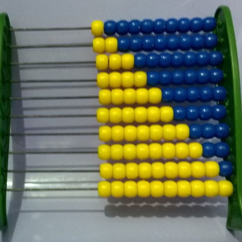 Abacus set of 3 pieces new for preschool age